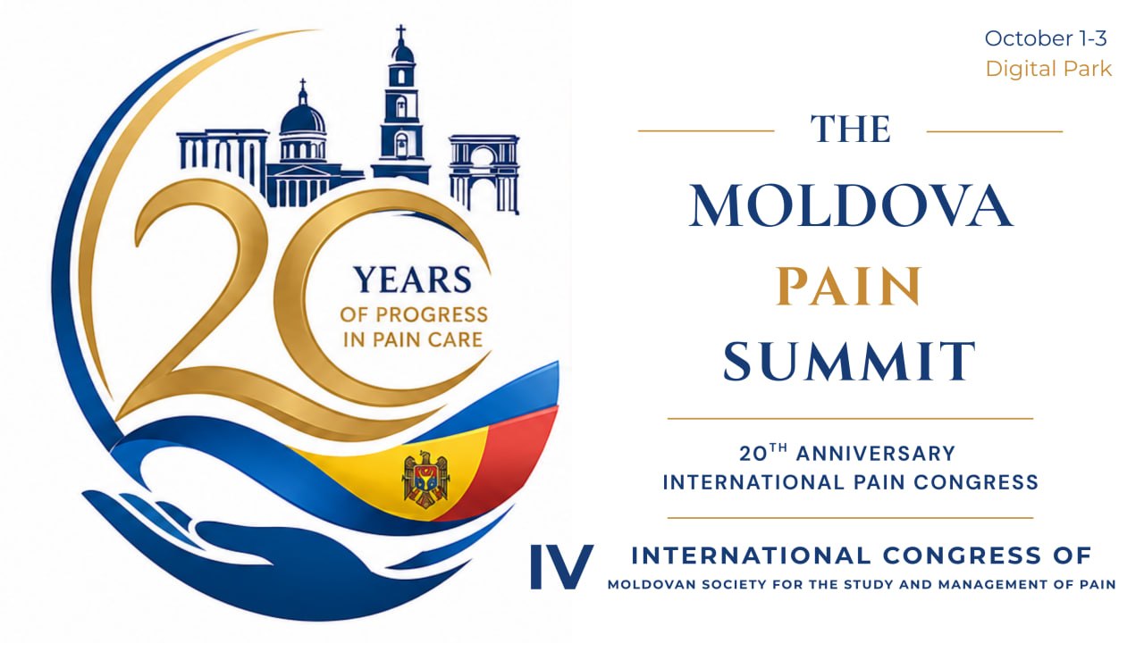 Congresul Internațional Aniversar 20 de ani ai Societății pentru Studiul și Combaterea Durerii din Republica Moldova